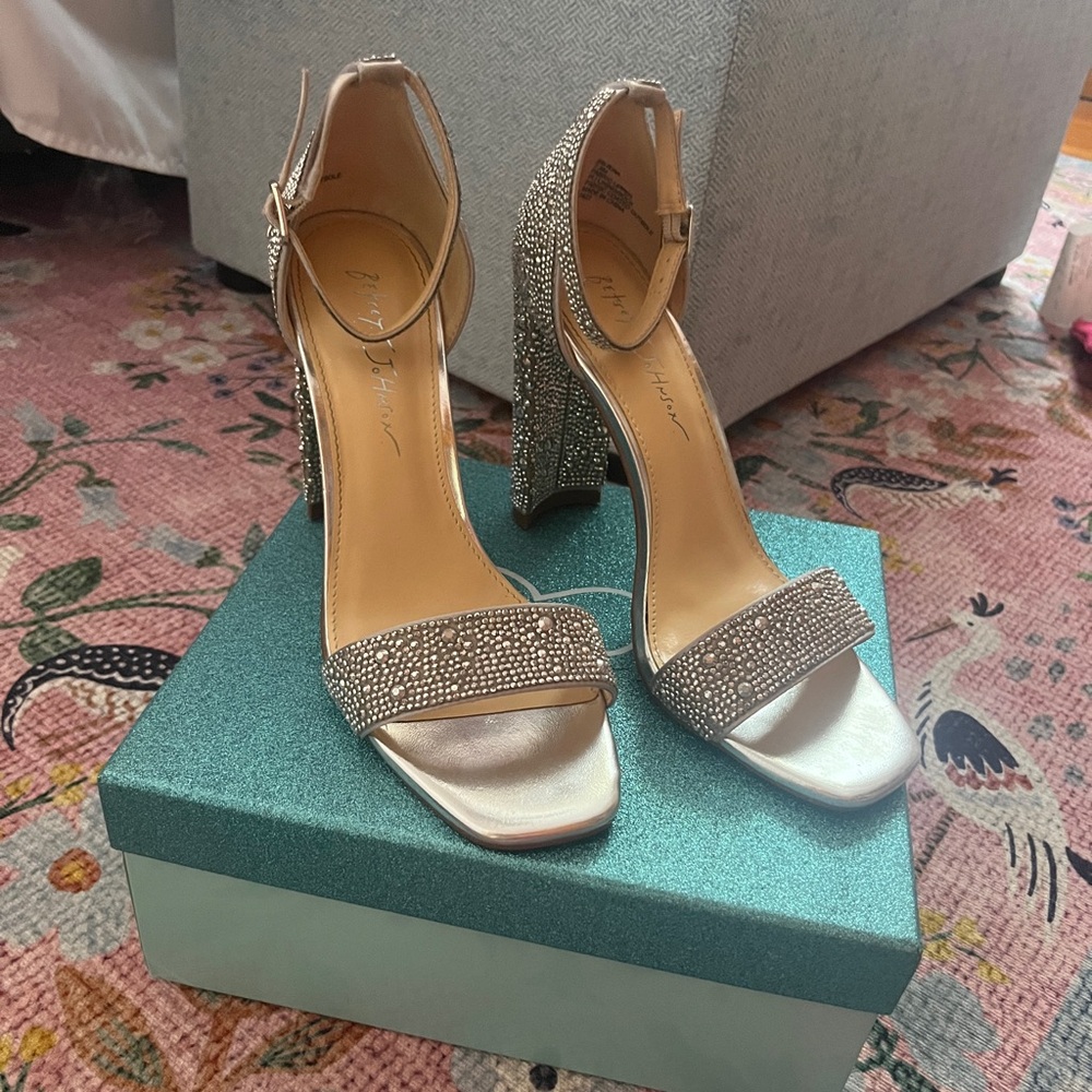 Betty Blue Bling Heels